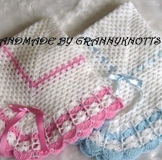 Baby pram blanket - personalized baby blankets
