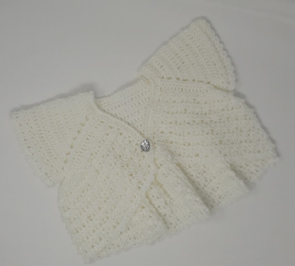 White Flutter Shrug
