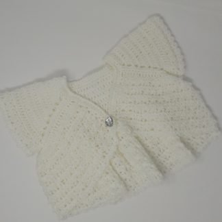 White Flutter Shrug