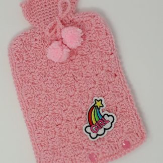 Pink Hot water Bottle Coverer