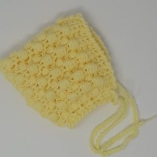 Puff Stitch Baby Bonnet