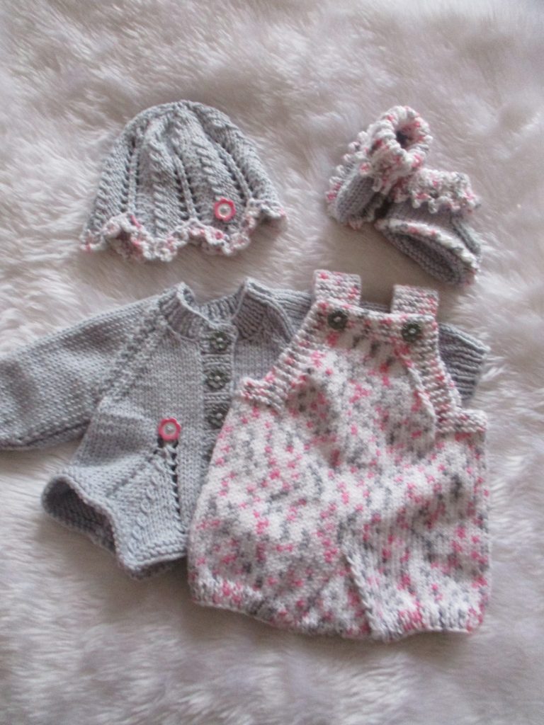 Baby Grey Romper Set