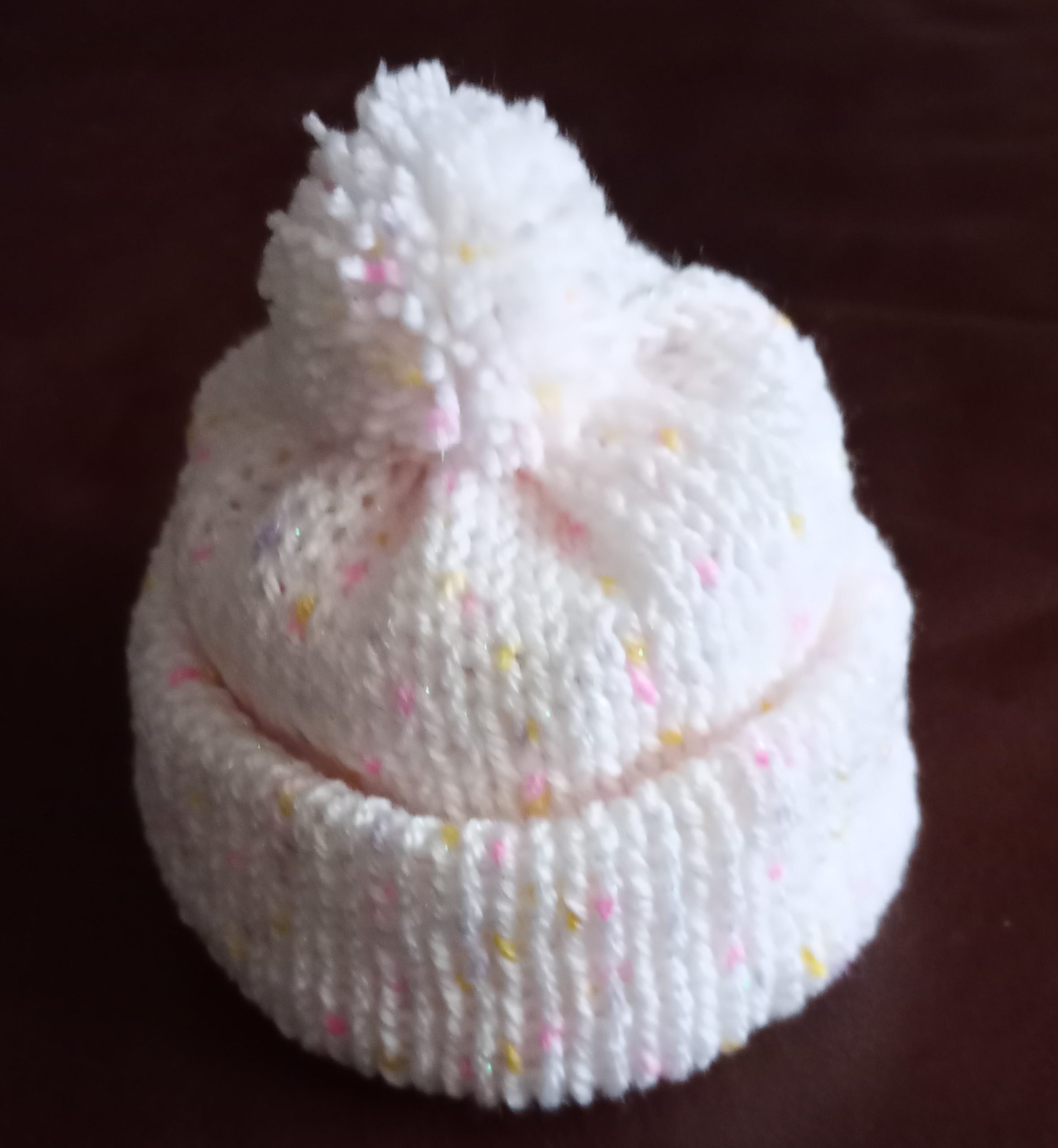 Pom Pom Hats for Boys and Girls - Pink Sparkle