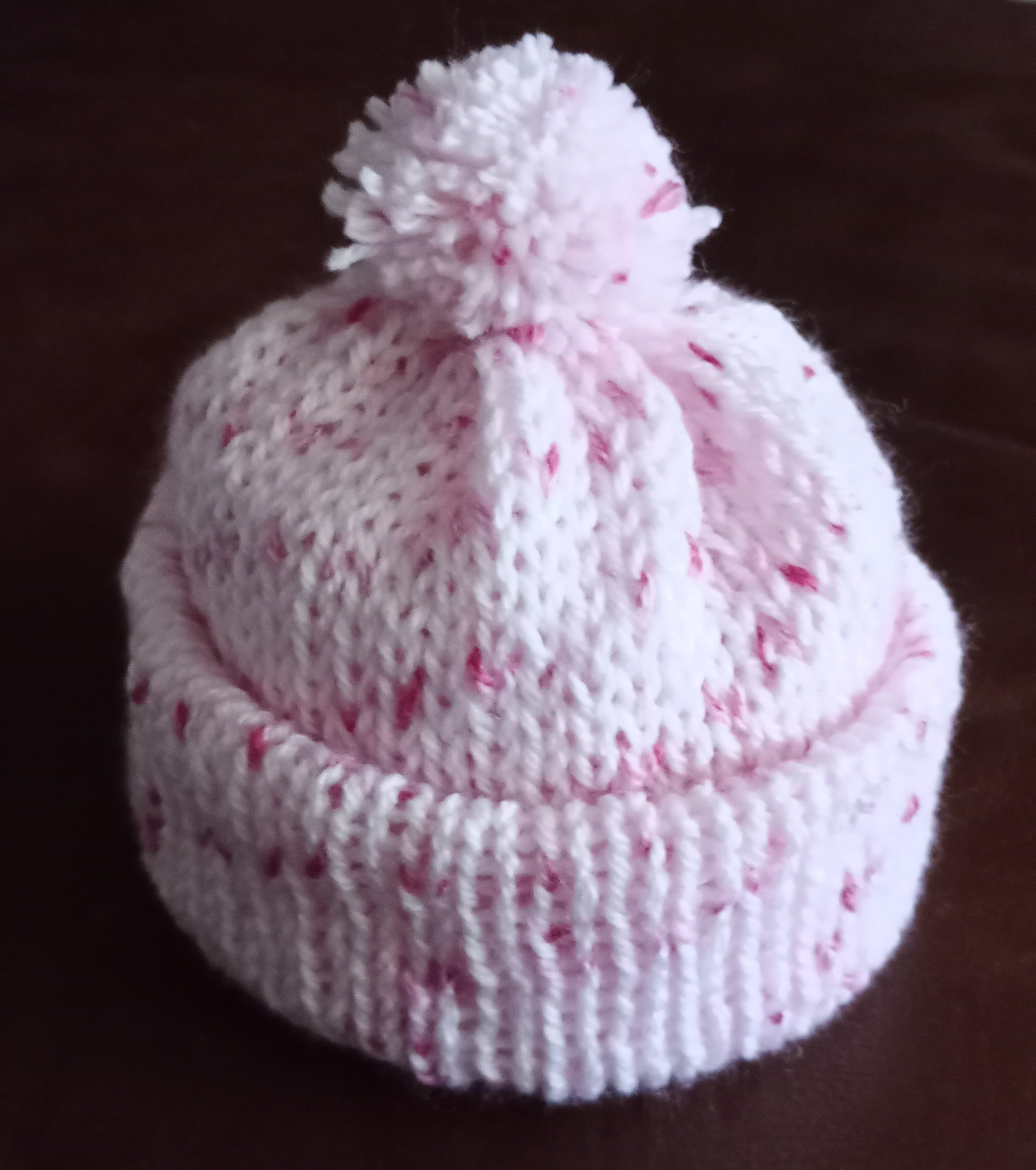 Pom Pom Hats for Boys and Girls - Mixed Pink