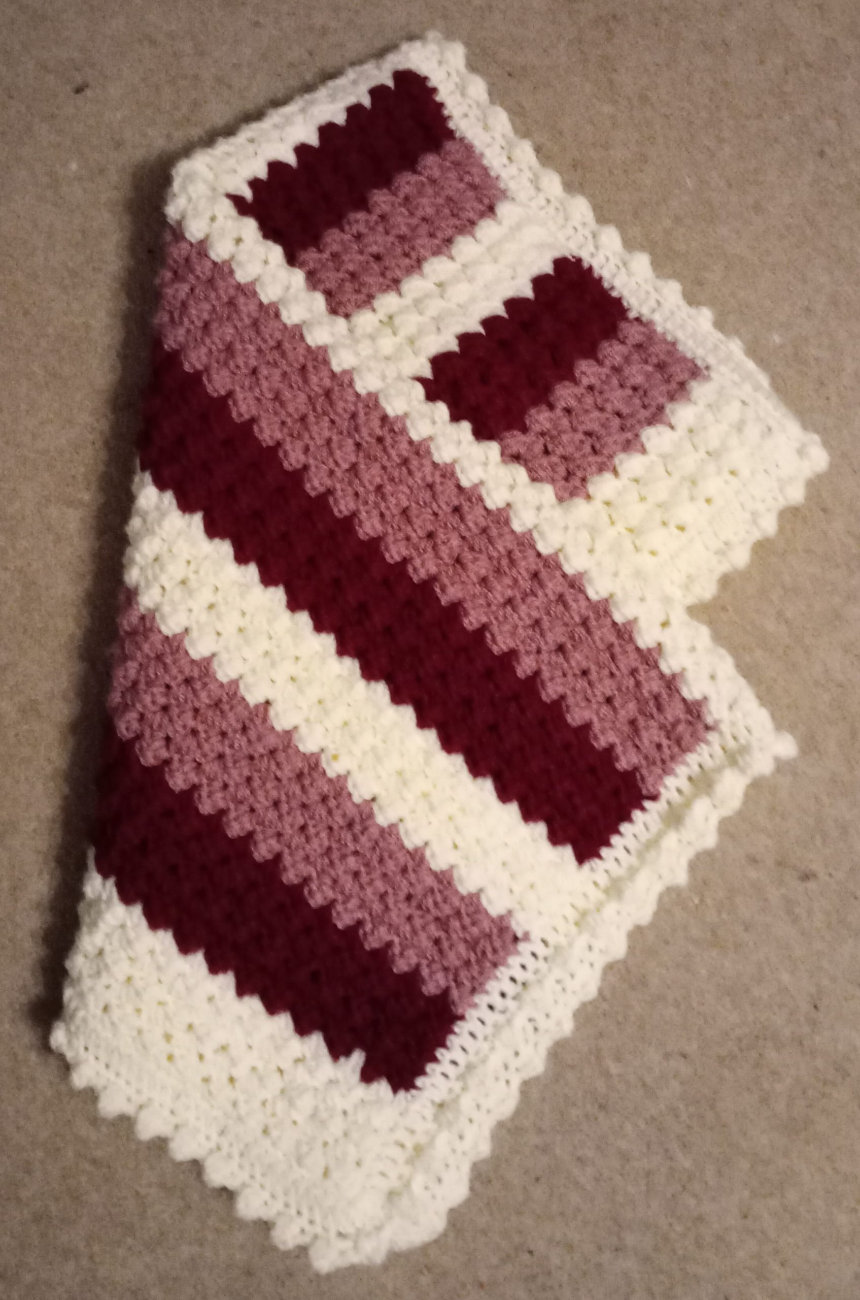 Small Baby Crochet Blanket - Newborn Baby