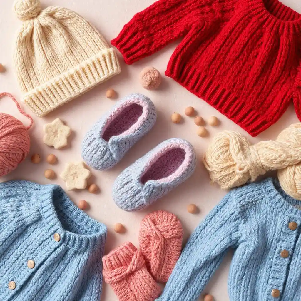Article - Knitted Baby Accessories for Chilly Weather – Booties, Hats & Cardigans (1)