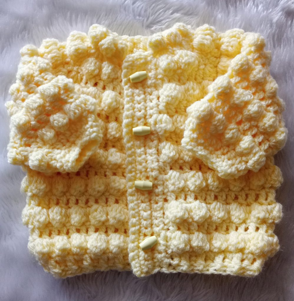 Lemon bobble jacket
