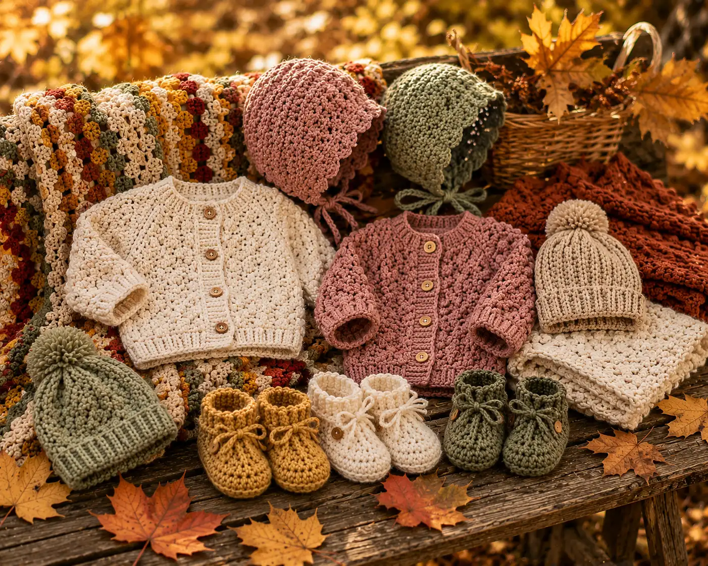 Article - The Complete Guide to Autumn Knitted and Crochet Baby Clothes