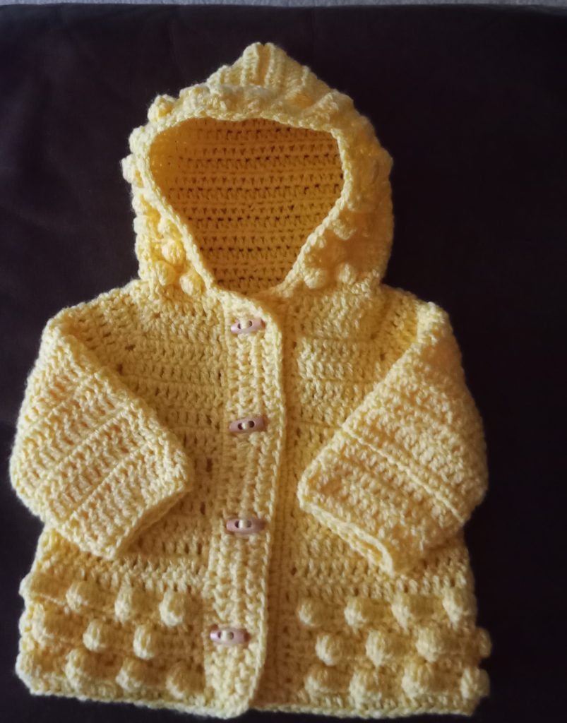 Bobble hooded jacket
